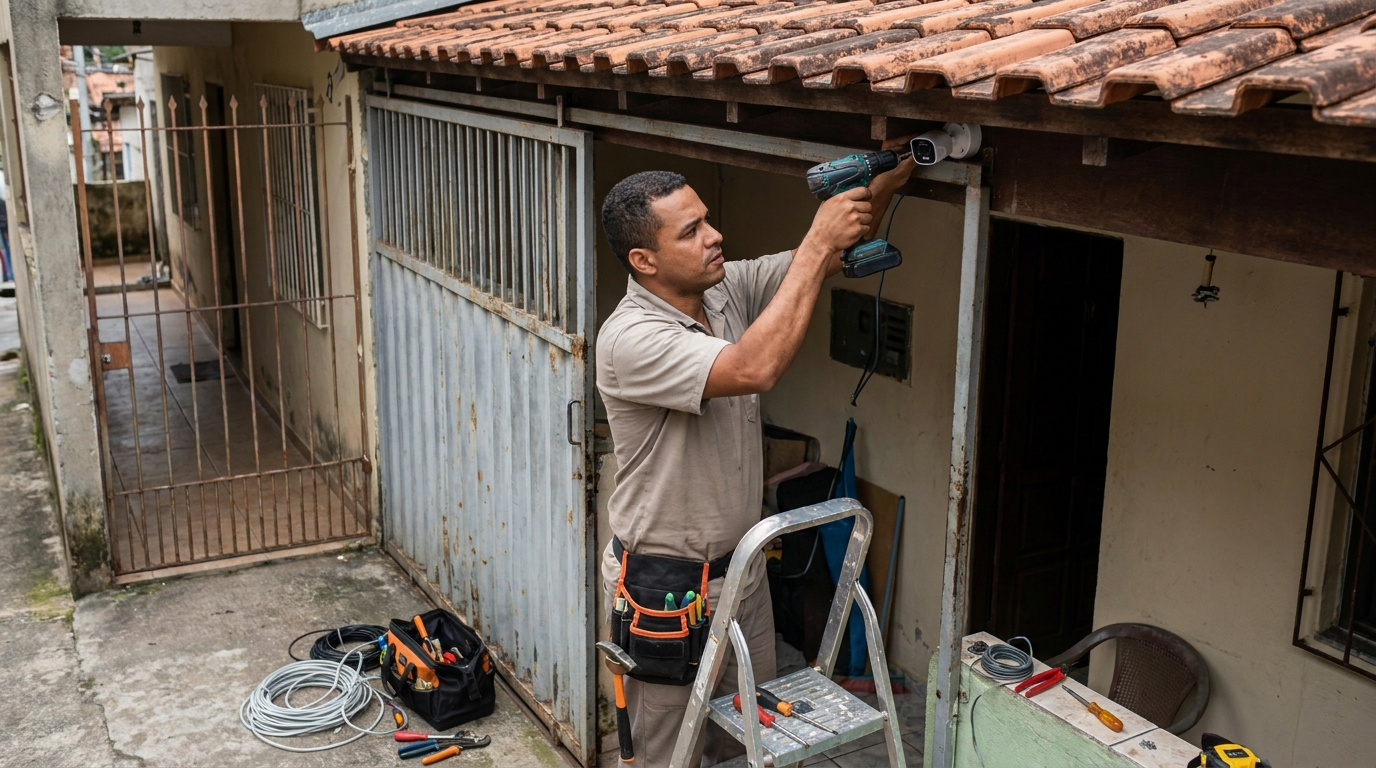 Instalação de Câmera Residencial em Ribeirão Preto‑SP