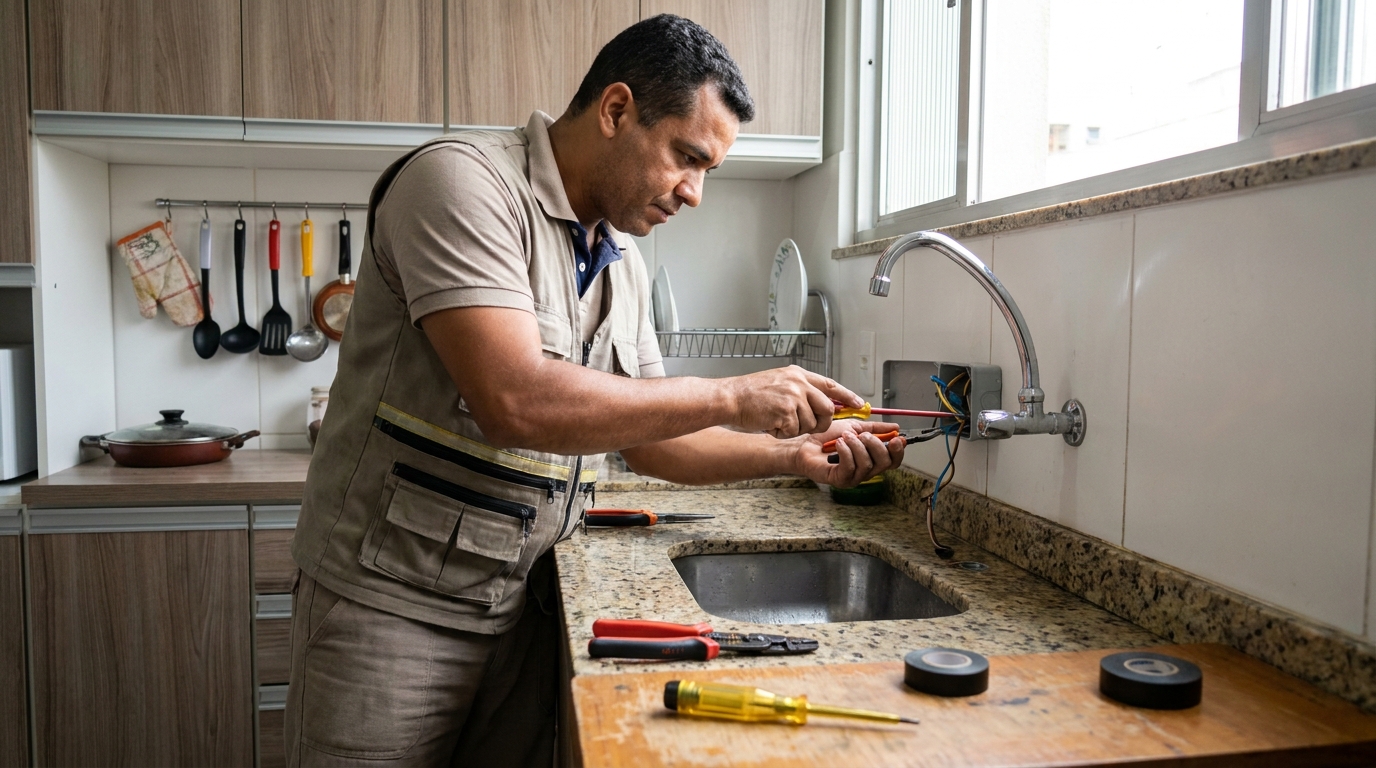 Instalação em Cozinha ou Área Gourmet em Ribeirão Preto‑SP