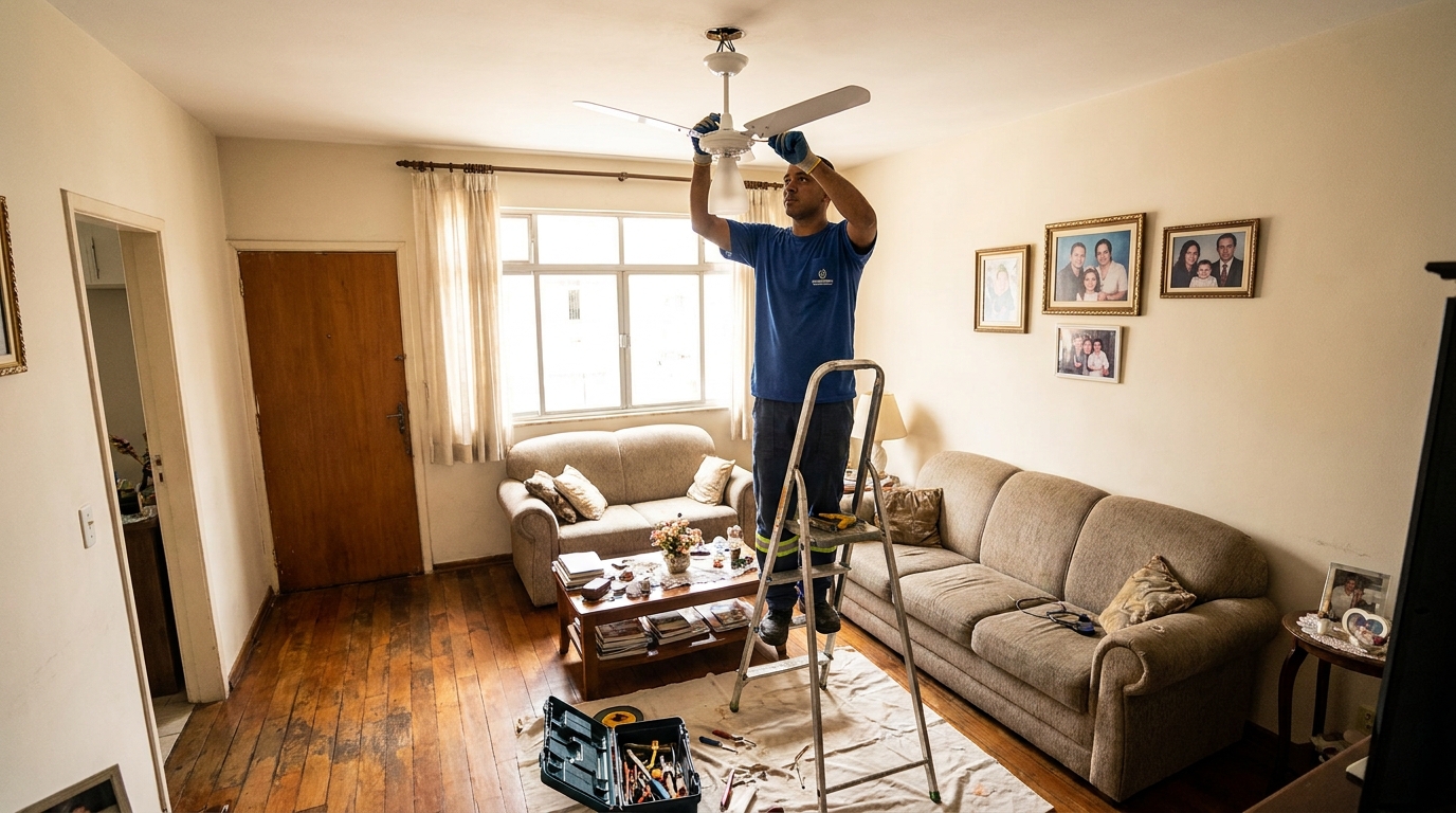 Substituição de Ventilador em Ribeirão Preto‑SP